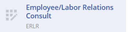 Employee/Labor Relations Consult tile for OIT