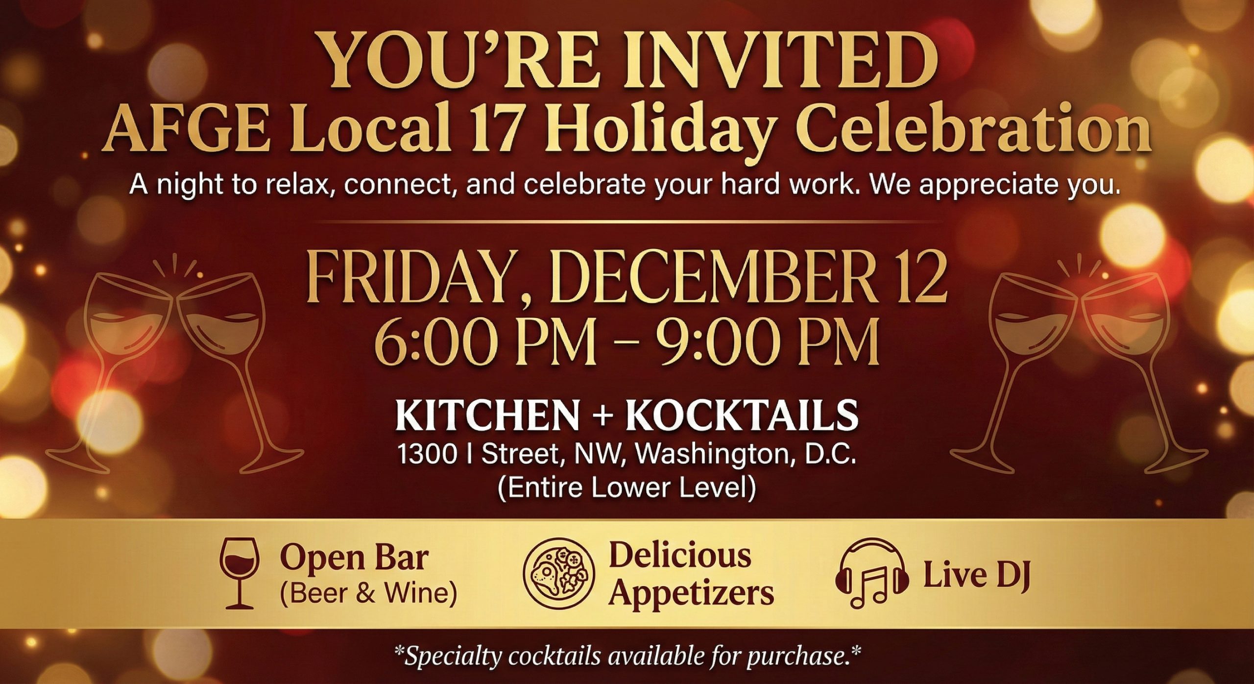 6 Absolute Must-Know Details About the Local 17 Holiday Party in DC