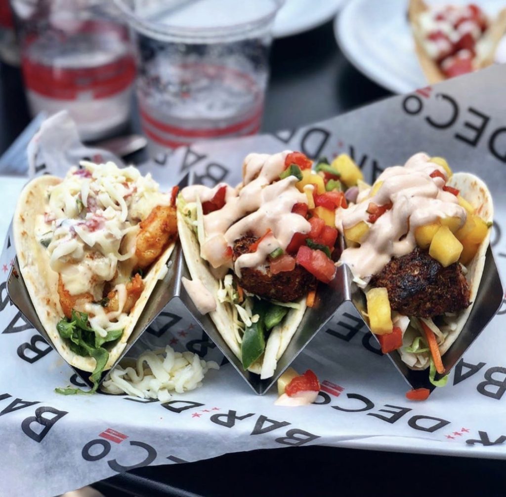 The tacos at Bar Deco