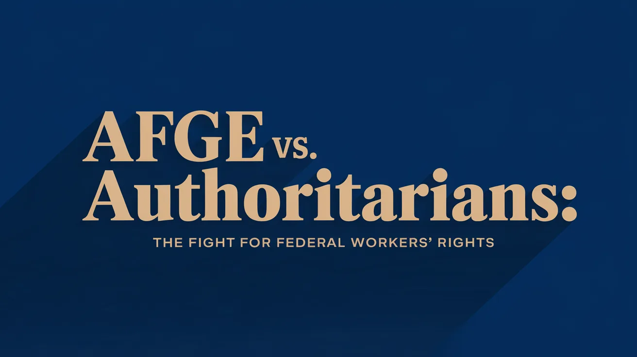 AFGE vs Authoritarians: The Fight for Federal Workers’ Rights