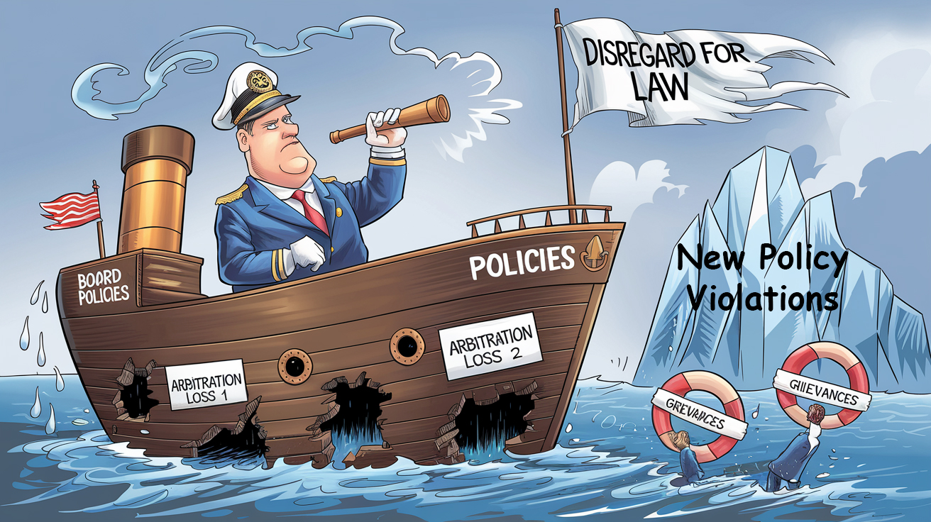 Back-to-Back Arbitration Losses Highlight Board Leadership’s Ongoing Failures