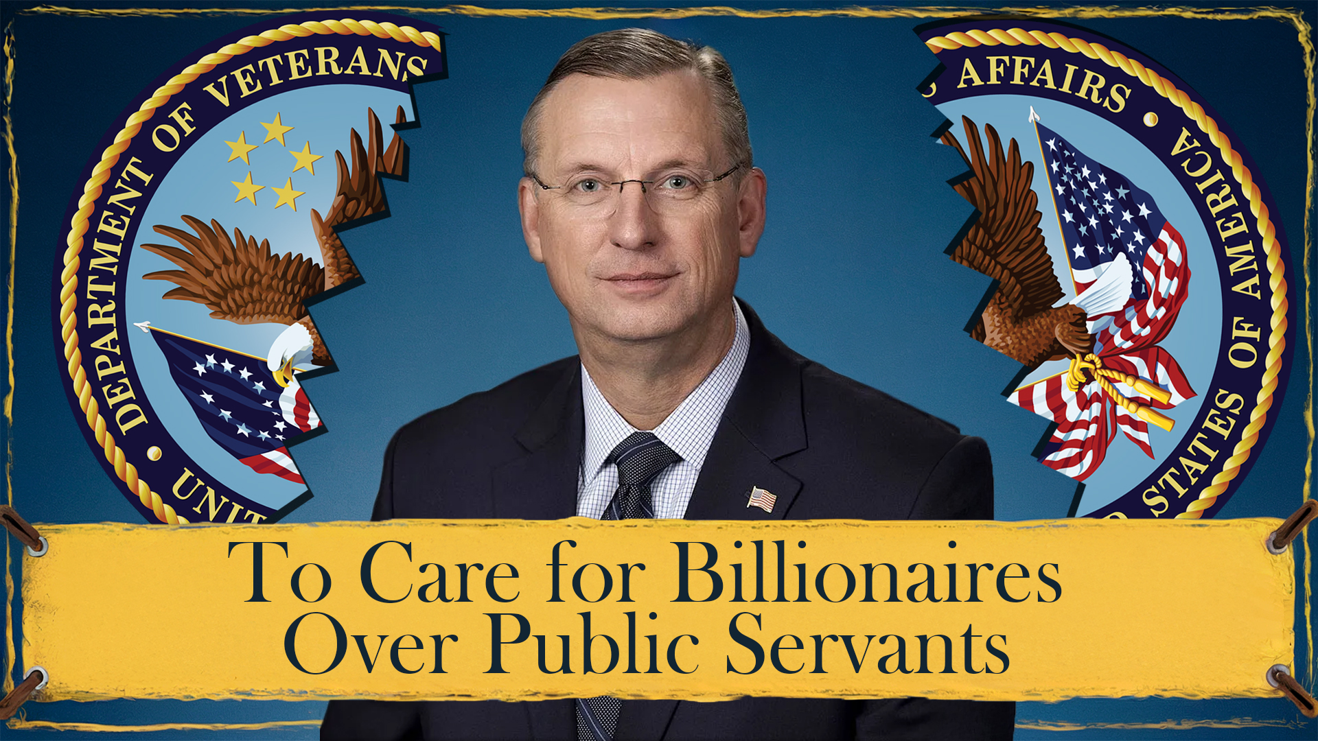 The Hypocrisy of Secretary Doug Collins’ VA Address: Demonizing Public Servants While Billionaires Profit