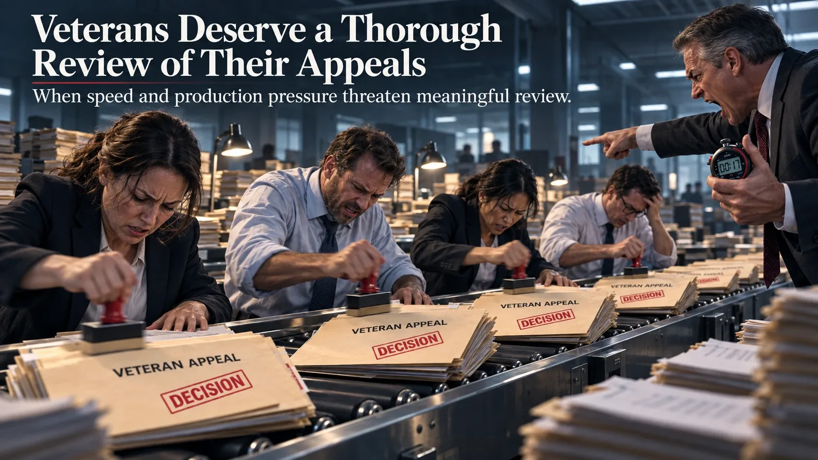 Veterans Deserve a Thorough Review of Their Appeals: an AFGE Local 17 letter campaign